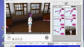 dance mixer CG animation software (Camera angle)