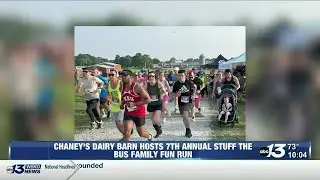 Chaney&rsquo;s Dairy Barn hosts Stuff the Bus Fun Run