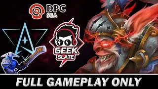 LAST PICK MEEPO VS LAST PICK SVEN ON DPC SEA! GEEK SLATE VS POLARIS - Full Gameplay Meepo #373
