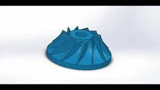 How to make impeller in SolidWorks | Turbo Compressor Wheel | Axial Centrifugal Compressor