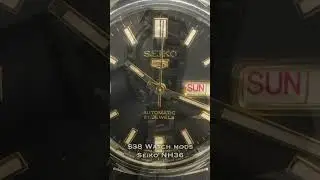$38 DIY seiko 5 style automatic watch 4K #shorts