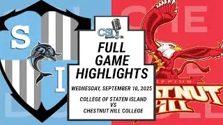 Highlights: Women's Soccer vs Chestnut Hill College