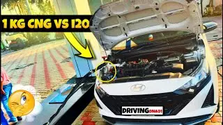 Shocking Mileage! i20 Runs THIS Much on 1 KG CNG!🚗