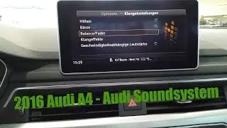 2016 Audi A4 - Audi sound system [FullHD]