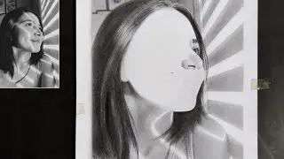 How to Draw a Portrait -  Realistic Portrait drawing with pencil 