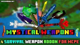 Top Survival Weapon Mods For Minecraft PE ! Best weapon addon