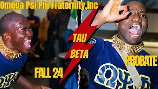 Omega Psi Phi Fraternity Inc.  Fall 24 Probate l Tau Beta I  Ramapo College of NJ