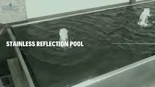Discover the Magic of Stainless Reflection Pool | Infinity Design & Adjustable Bubblers
