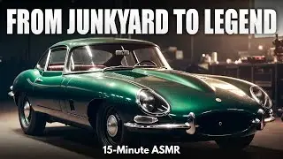 ASMR Car Restoration: Green Jaguar E-Type Series 1 1961 | From Junkyard Rust to Pristine Classic
