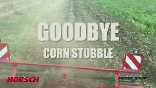 Horsch 3.5CT joker in Corn Stubble - mixing and tillage in corn