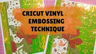 Как тиснить винил Cricut для бумажных поделок и не только