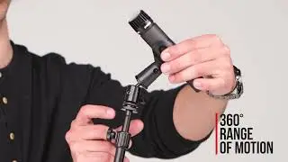 Ball & Socket Head Mic Adapter w/ Fine Tune Angle Adjustment | Frameworks