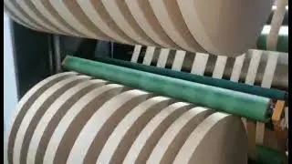 Paper Cup Bottom High Speed Roll Kraft Paper Slitter Rewinder Machine to South America Peru