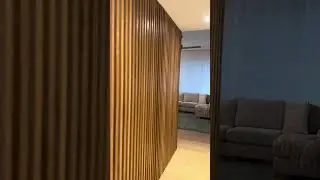 Qadeer, look at the gap in the fluted wood door!!! This is very bad carpentry!!!