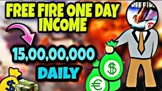 Free Fire 1 Day Income #Short