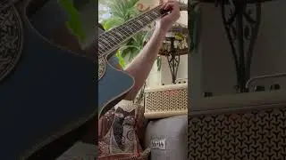 1989 Ovation Collector&rsquo;s 24 fret NST test plugged-in