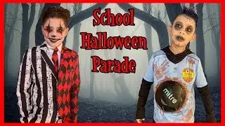 SPOOKY MAKEUP | SCHOOL HALLOWEEN PARADE | STUDENT OF THE MONTH | D&D FAMILY VLOGS
