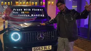 We Turned the Cheapest Car into a Wedding Car in London 🇬🇧😂| Desi Wedding in UK with Fireworks