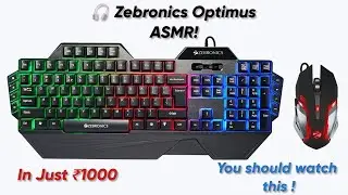 Zebronics Optimus in My Gaming Cave?! Satisfying ASMR Unboxing 🔥