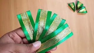 DIY: Easy Hacks Christmas Decoration idea with Ribbon | Flower Making for Christmas Tree