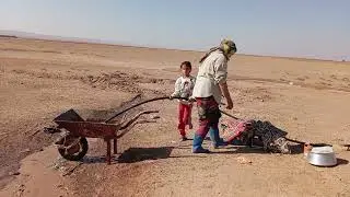 Traditional Rural Life in Iran: Old-Style Blanket Washing and Village Culture
