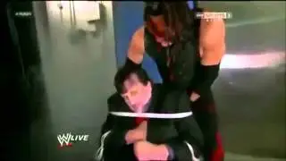 Kane locks Paul Bearer in a freezer 4-23-12