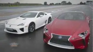 Lexus LFA Meets the LF-LC