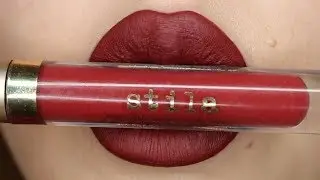 STILA COSMETICS SWATCH II STAY ALL DAY LIQUID LIPSTICK IN RICO