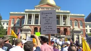 Hundreds Of Gun Advocates Rally Against Healey's 'Copycat' Assault Weapons Ban