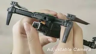 Мини-дрон S128 с камерой 4K HD, трёхсторонним датчиком обхода препятствий и фиксированной высотой.
