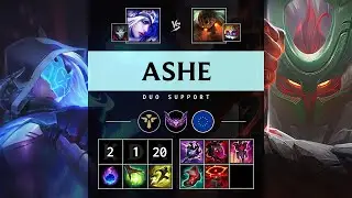 Ashe Support vs Nautilus - EUW Master Patch 25.14