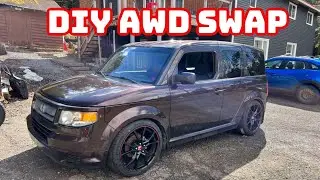 Honda Element SC AWD Swap ***Using Basic Tools *** PART 1