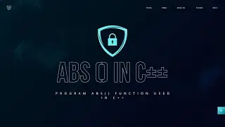 C++ program use abs() function  || Placement C++ || Returns  absolute value of a number.