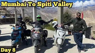 Nako To Kaza On Honda Activa | Spiti Valley Ride 2021 | Day 8 #spitivalleyroadtrip #touringlife