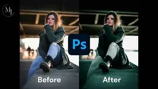 How to Make Cyan and Orange Color Grading in Photoshop Tutorial - Simple and Easy