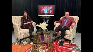 KIM KALUNIAN - WPRI-12 News Anchor,  on An Hour with Bob, The longest running cable TV Variety Show