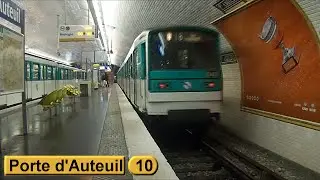 Парижский метрополитен : Порт-д’Отёй | линия 10 ( RATP MF67 )