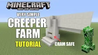 Minecraft Legacy Console - Simple Creeper Farm (Xbox/ PS4/ PS3/ Wii U/ Switch)