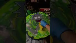 Custom Rick Epoxy Resin Wood Cutout Wall Art from Rick and Morty #shorts