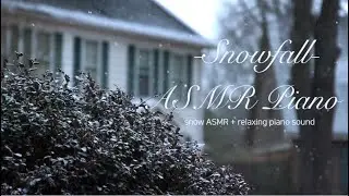 Snowfall ASMR Piano &mdash; Soft Keys & Whispering Wind for Sleep & Deep Relaxation