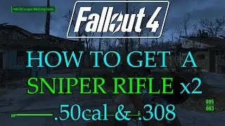 FALLOUT 4: BEST SNIPER - REBA II .50cal - How to get it Guide - Fallout 4 Guides and Tutorials