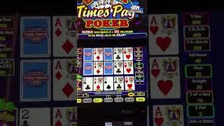 Aces on Double Super Times Pay #videopoker #gamblersmix