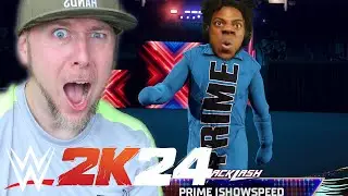 WWE 2K24 i just brought IShowSpeed to Wrestlemania