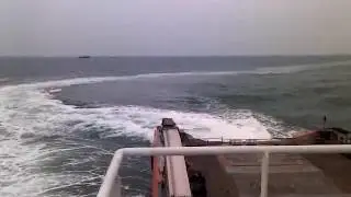Zig zag test for steering gear rudder