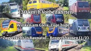 Zugverkehr in Baunatal - Rengershausen (1/2) | Viele Aufnahmen, viele Makros und vieles mehr! 