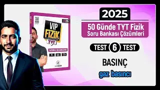 TYT Fizik Soru Bankası Çözümleri Test -6 | Basınç