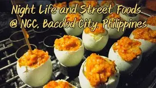 Night Life and Street Foods @ NGC, Bacolod City. Philippines. Walking Tour in Full HD.
