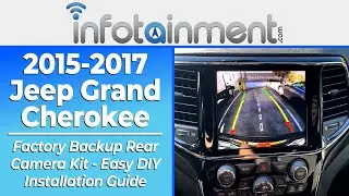 2015-2017 Jeep Grand Cherokee - Factory Backup Camera - Easy DIY Plug & Play Installation
