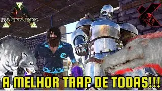 CONSTRUINDO BASE E A MELHOR TRAP!!! ARK: RAGNAROK (VANILLA) 03