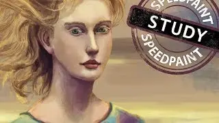 Blond Woman [Speedpaint] Study practice